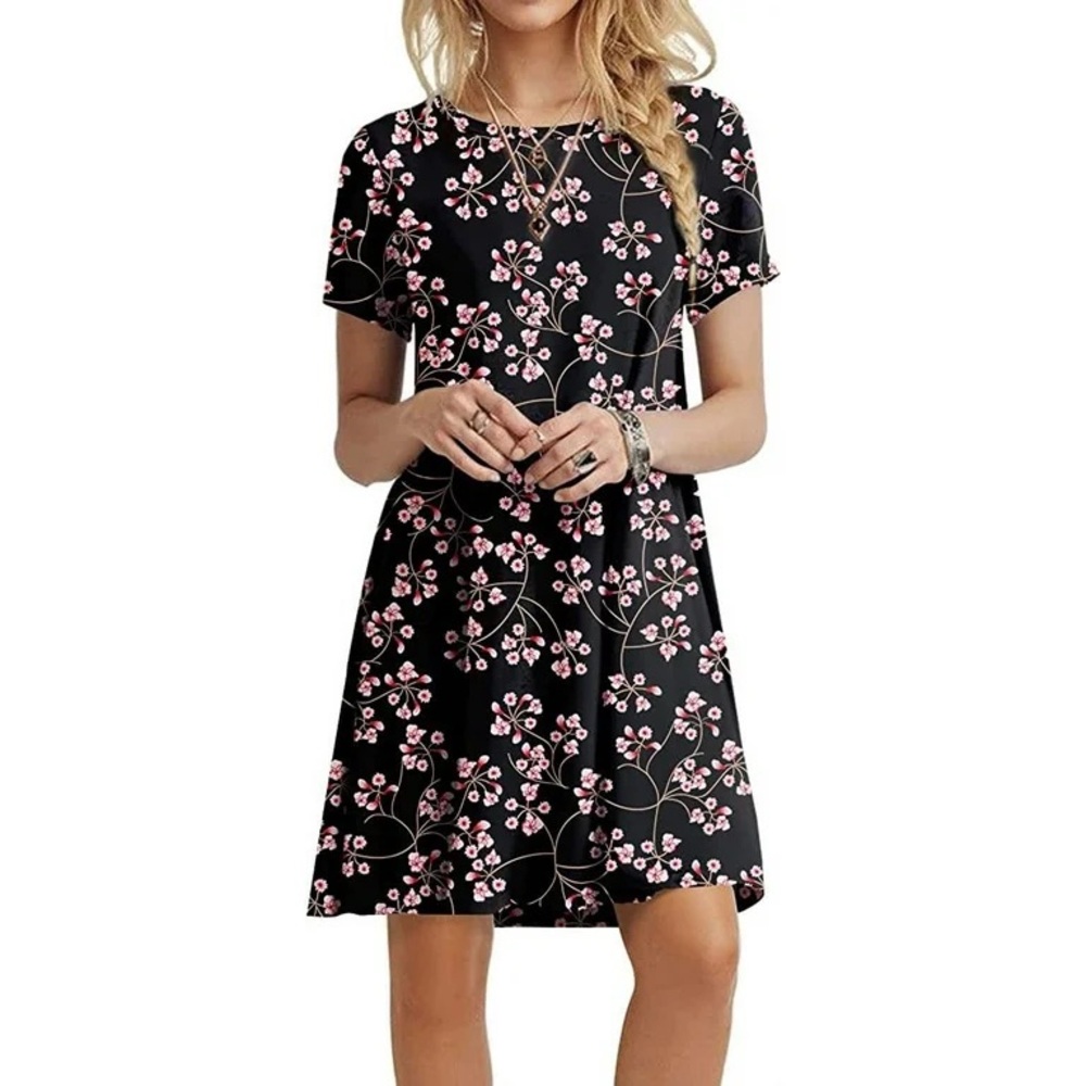 NWT ppyoung Women's Summer Casual T-shirt Dress | Size: 2XL